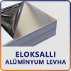 ELOKSALLI ALÜMİNYUM LEVHA